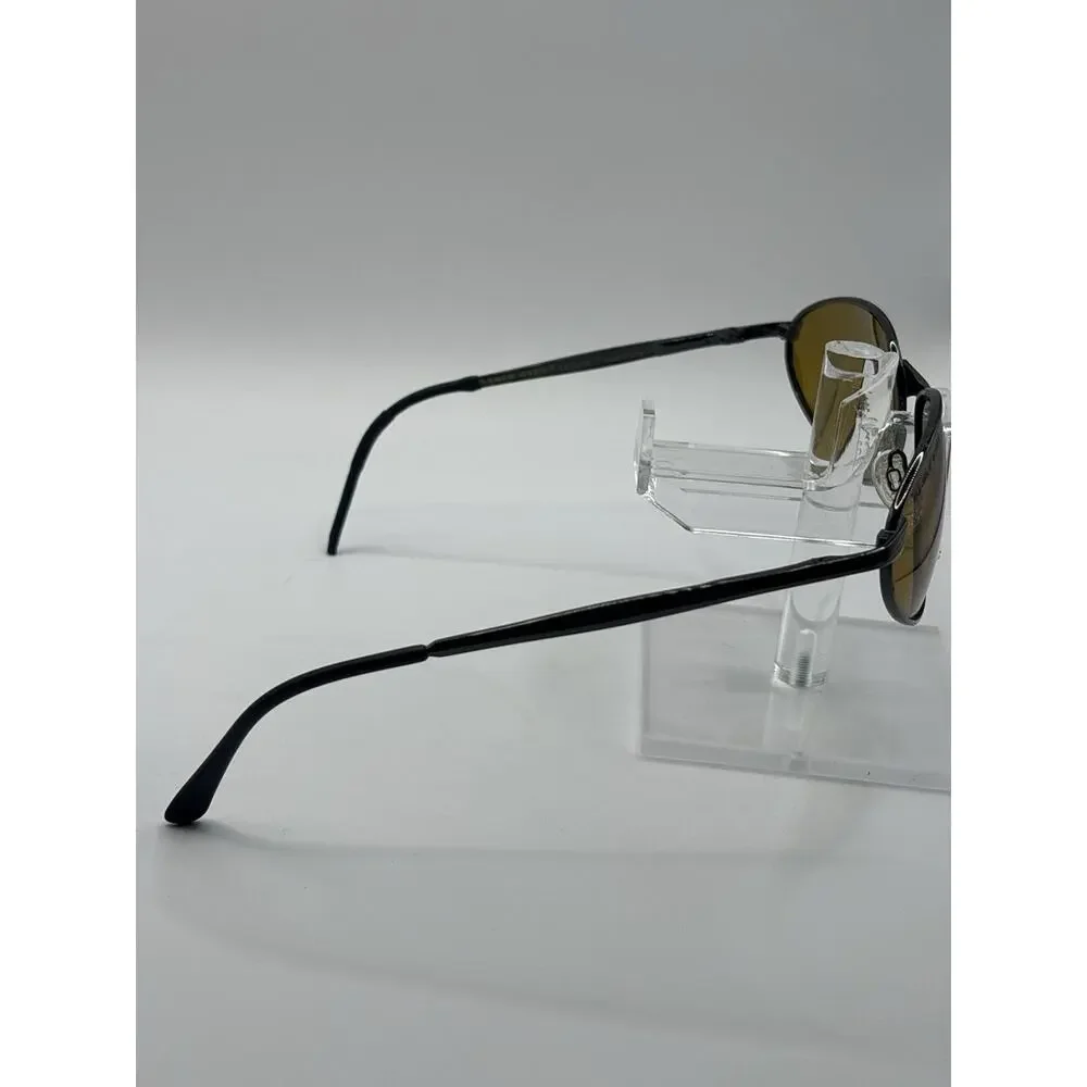 Eagle Eyes Extreme #10013 Polarized TriLenium Amber Sunglasses Gunmetal Vintage